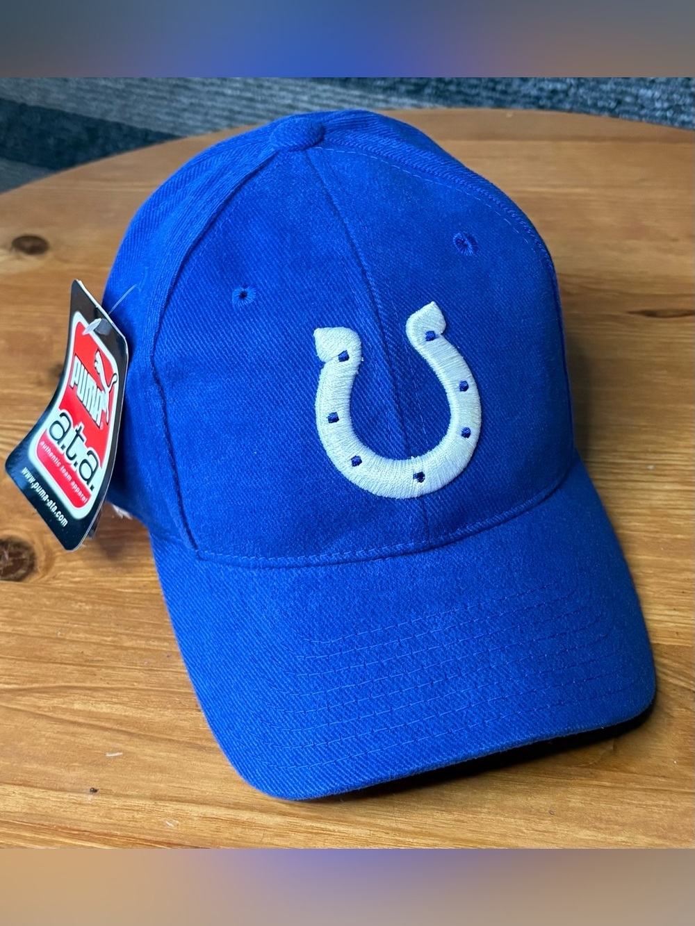 Vintage Y2K Deadstock with Tags Puma Indianapolis Colts NFL Strapback Hat OSFA